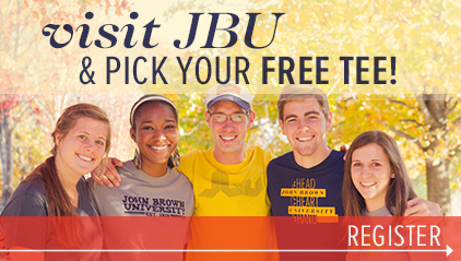 Visit JBU & Pick Your Free Tee!